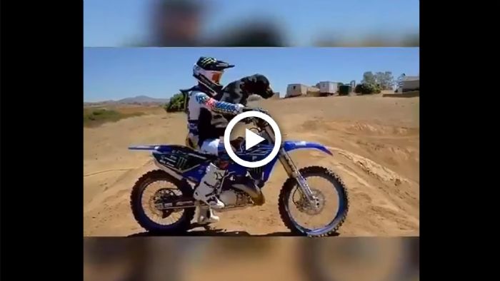 VIDEO: Ο καλύτερος φίλος του ανθρώπου... και του motocrossά! 