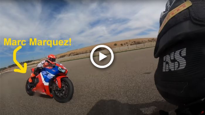 VIDEO: Όταν κάνεις «χαλαρό» trackday και ο Marquez μπαίνει στην πίστα!