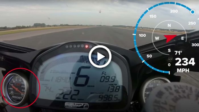 VIDEO: GSXR με Turbo πιάνει τα 377 χλμ/ώρα! 