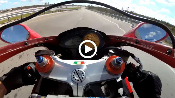 Μία MV Agusta F4 με κινητήρα «Ferrari» λυσσομανάει στο γκάζι (video)