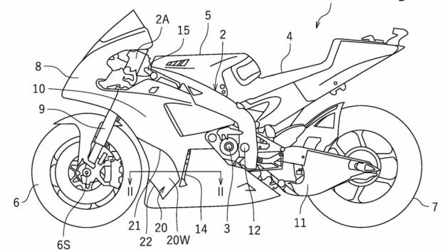 Αίτηση πατέντας αεροδυναμικής κατέθεσε η Yamaha